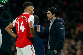 Arsenal Mikel Arteta Pierre-Emerick Aubameyang