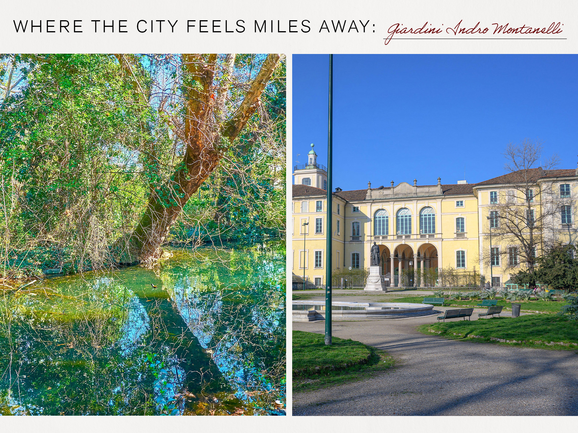 Giardini Indro Montanelli in Milan.
