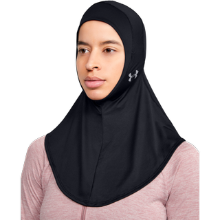 Workout hijabs: A model wears an Under Armour workou hijab
