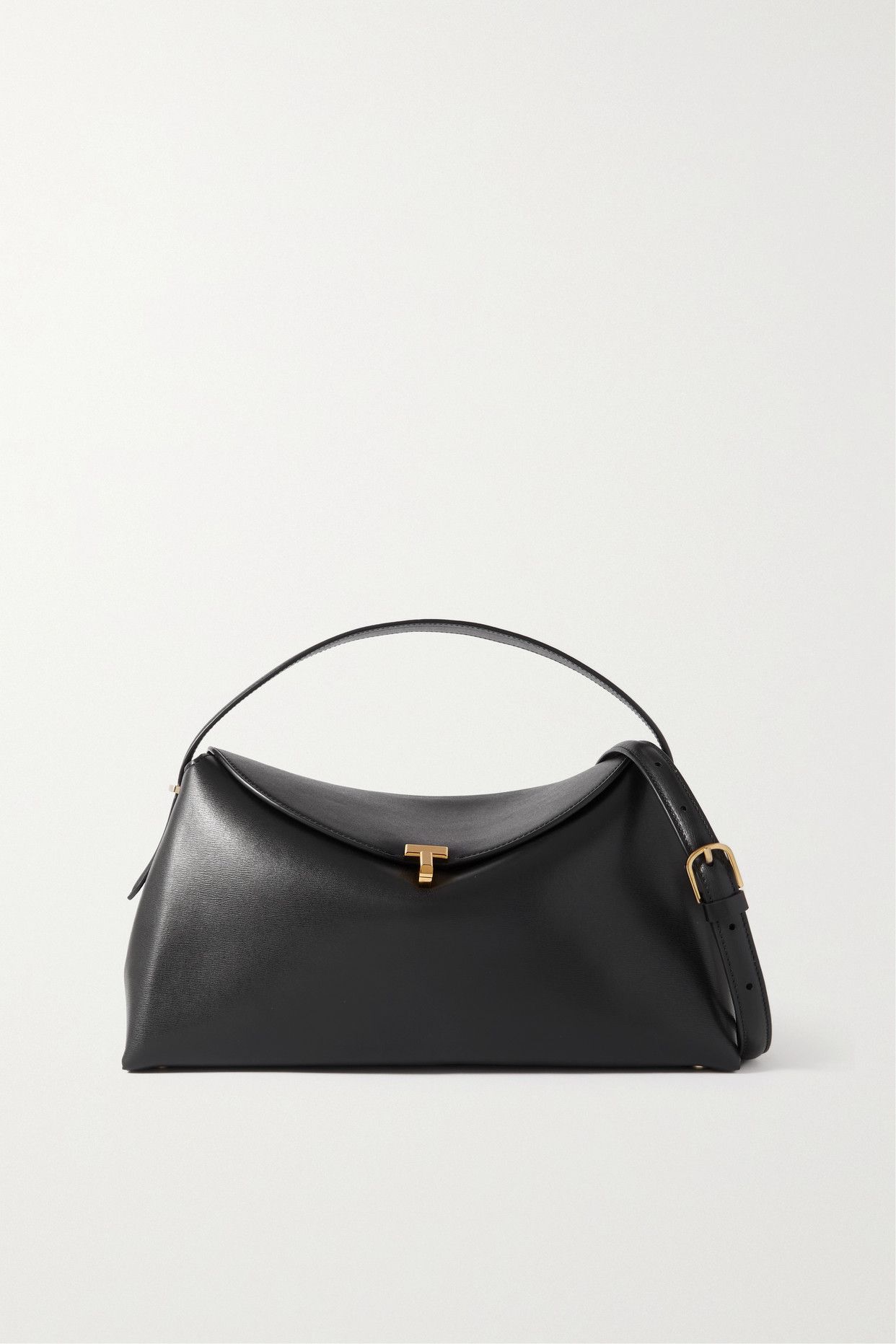T-Lock Leather Shoulder Bag