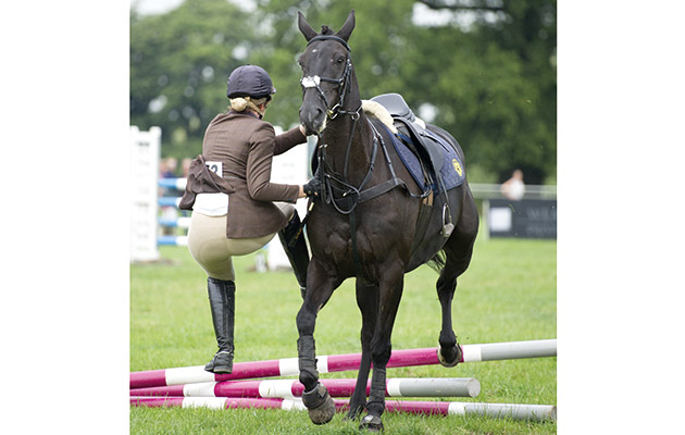 Jess Hawkins and Franklyns Ranger falling off
