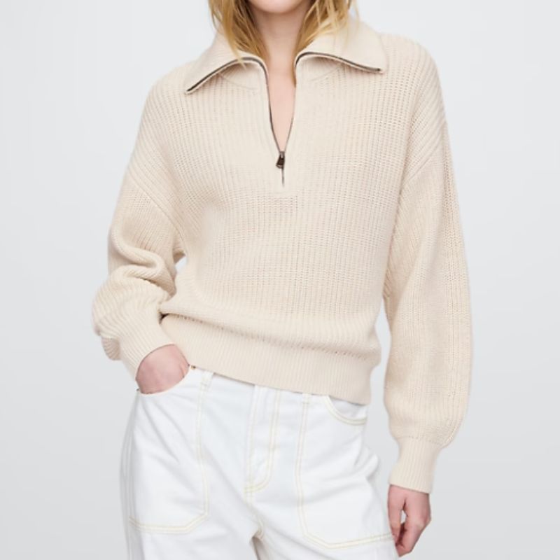 neutral sweater