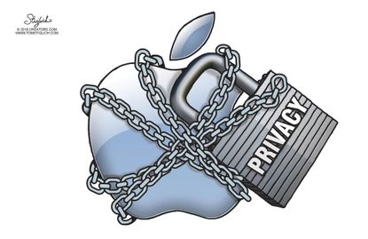 Editorial Cartoon U.S. Apple FBI technology