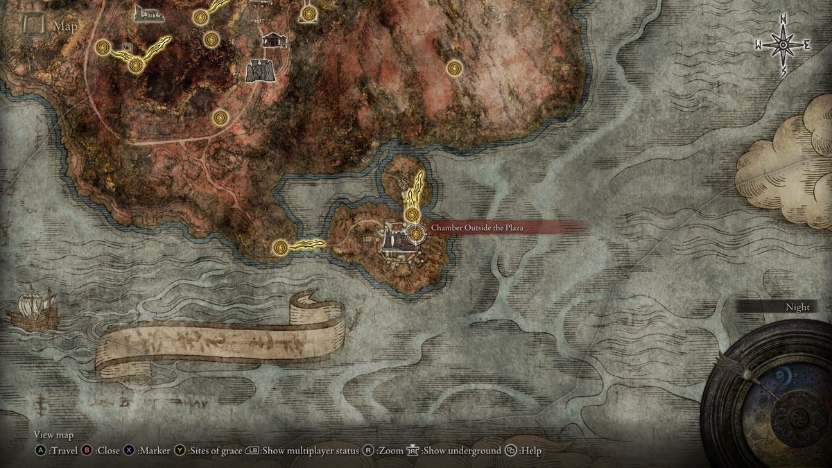 Redmane Castle location
