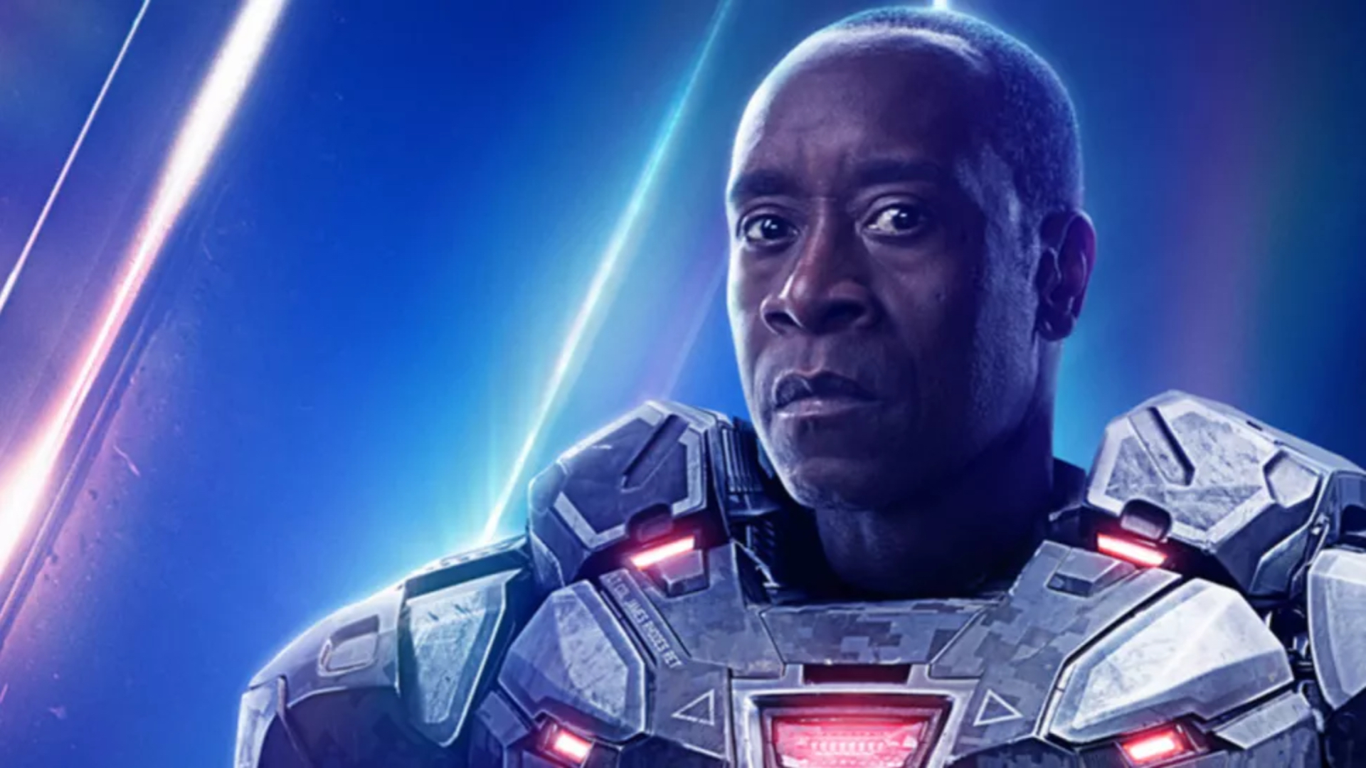 Don Cheadle in the upcoming Marvel movie Armor Wars.