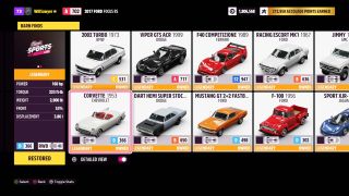 Forza Horizon 5 all barn finds cars in home garage
