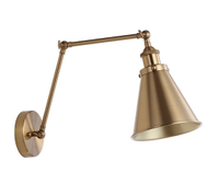 Jonathan Y Rover Adjustable Wall Sconce in Brass