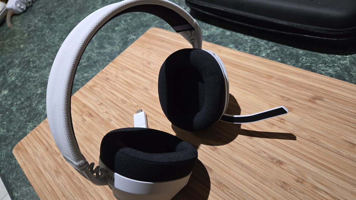 The PowerA LucidSound LS500/P on a desk.