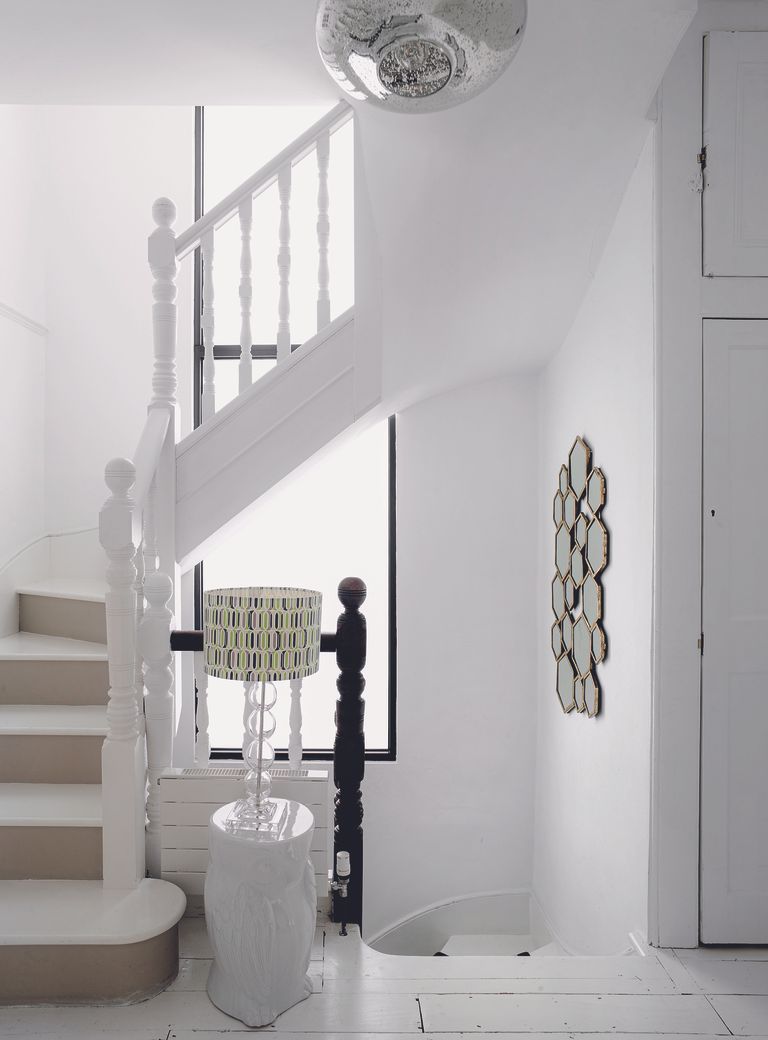 How to paint high walls on the stairs for a perfect finish Livingetc