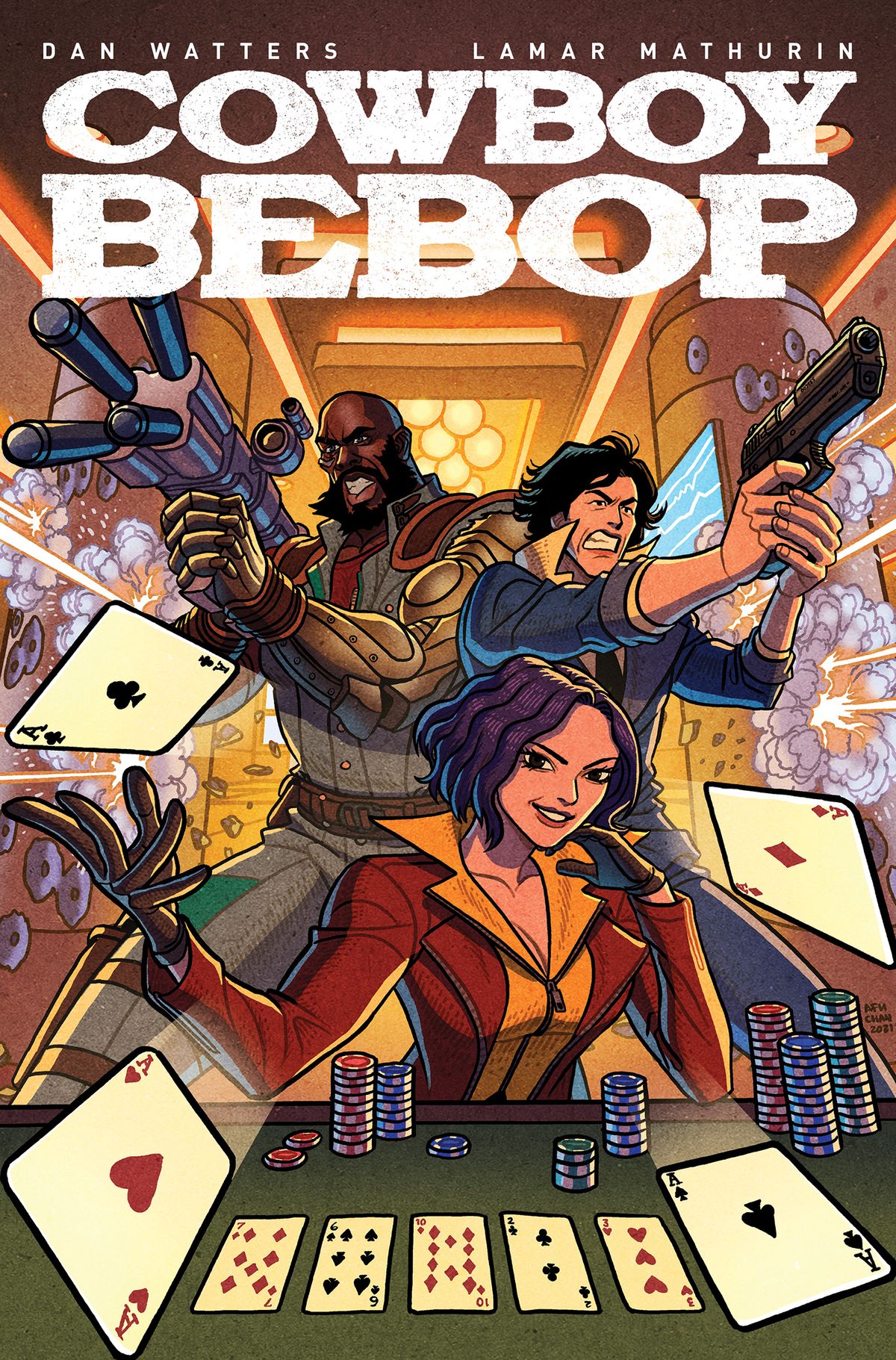 Cowboy Bebop, a new comic book miniseries from Titan Comics, will send Spike and the gang on a new adventure inspired by the Netflix live-action TV series.