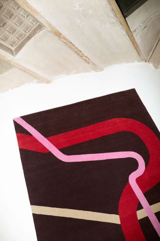 rug in a gallery