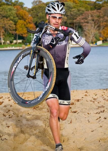 Canadian, Craig Richey (CyclocrossRacing.com) on his way to fifth place.