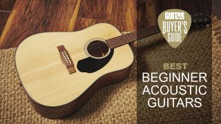 Fender CD-60S on a wooden floor