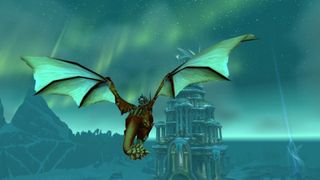 In-game screenshot of a player exploring Northrend in World of Warcraft.