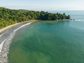 aerial image of Costa Rica coastline