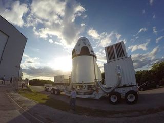SpaceX's Crew Dragon Capsule Readied for Pad Abort Test