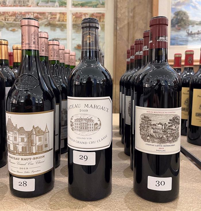 Bordeaux 2019 samples