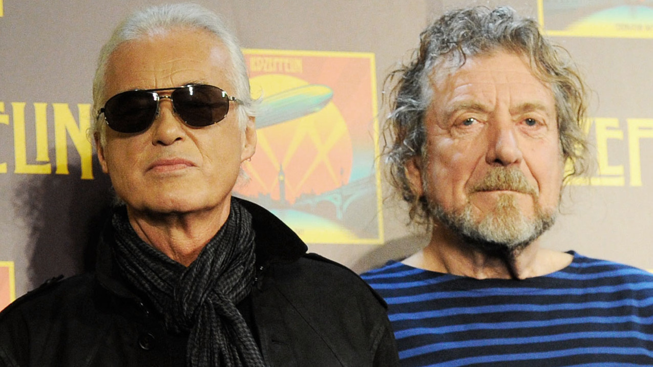 Jimmy Page and Robert Plant in 2012