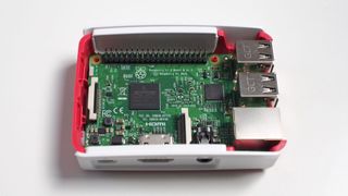 Raspberry Pi 3 in the official case