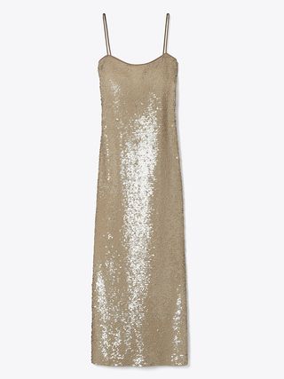 tory burch, Sequin Mesh Dress