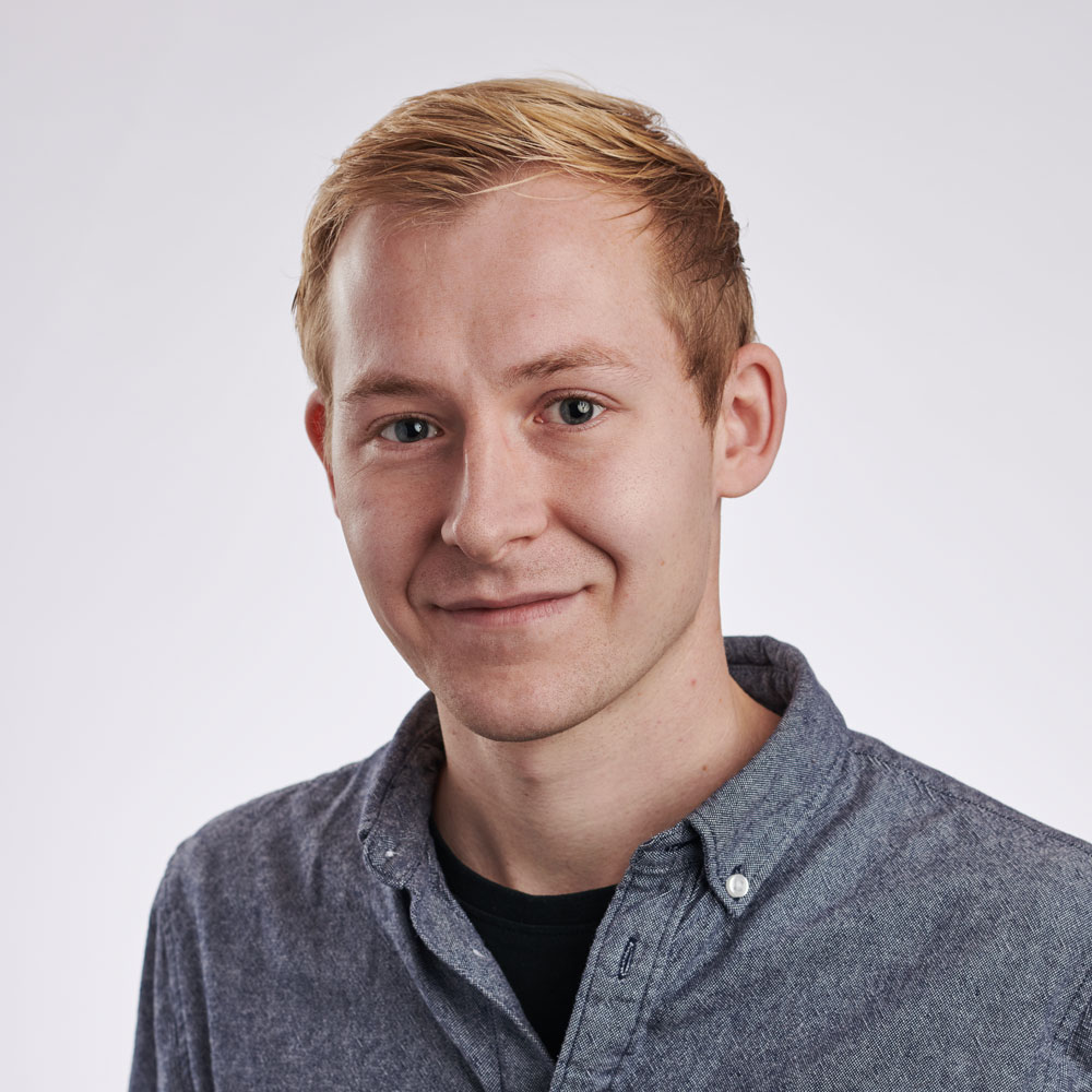 Headshot of a young man