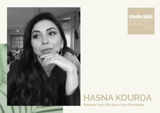 Marie Claire UK Sustainability Awards 2023 Hasna Kourda