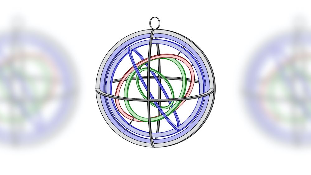 An illustration of an astronomical instrument. 