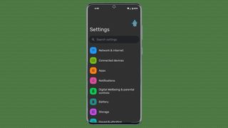 Android 12 settings