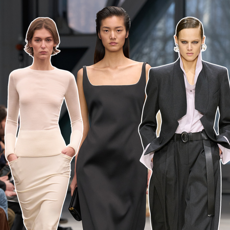 Minimalist autumn 2026 runway looks.