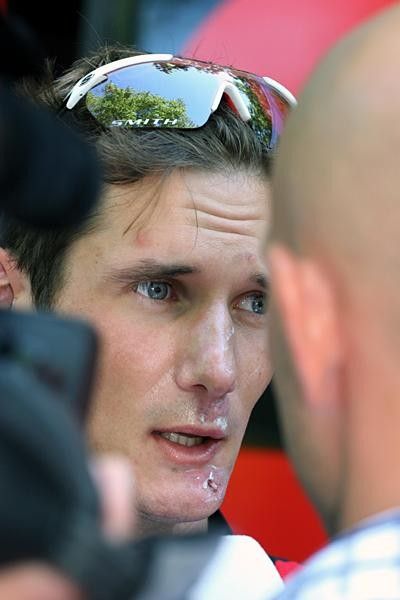 Frank Schleck is getting quite a bit more media attention since Ivan Basso's departure on the eve of the race.