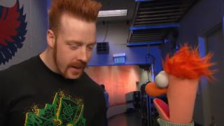 Sheamus and Beaker on Monday Night Raw