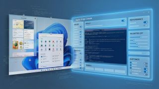 Mockups of Sophia Script app for Windows 11