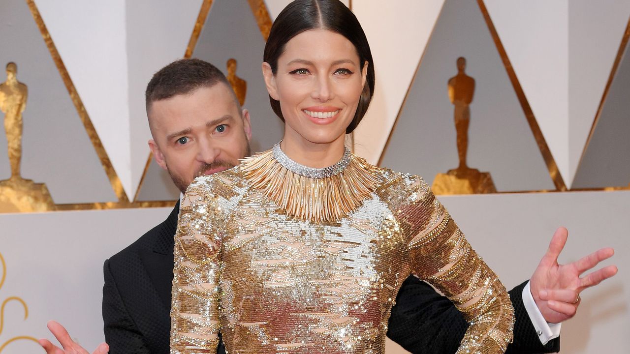 Justin Timberlake Jessica Biel oscars 2017