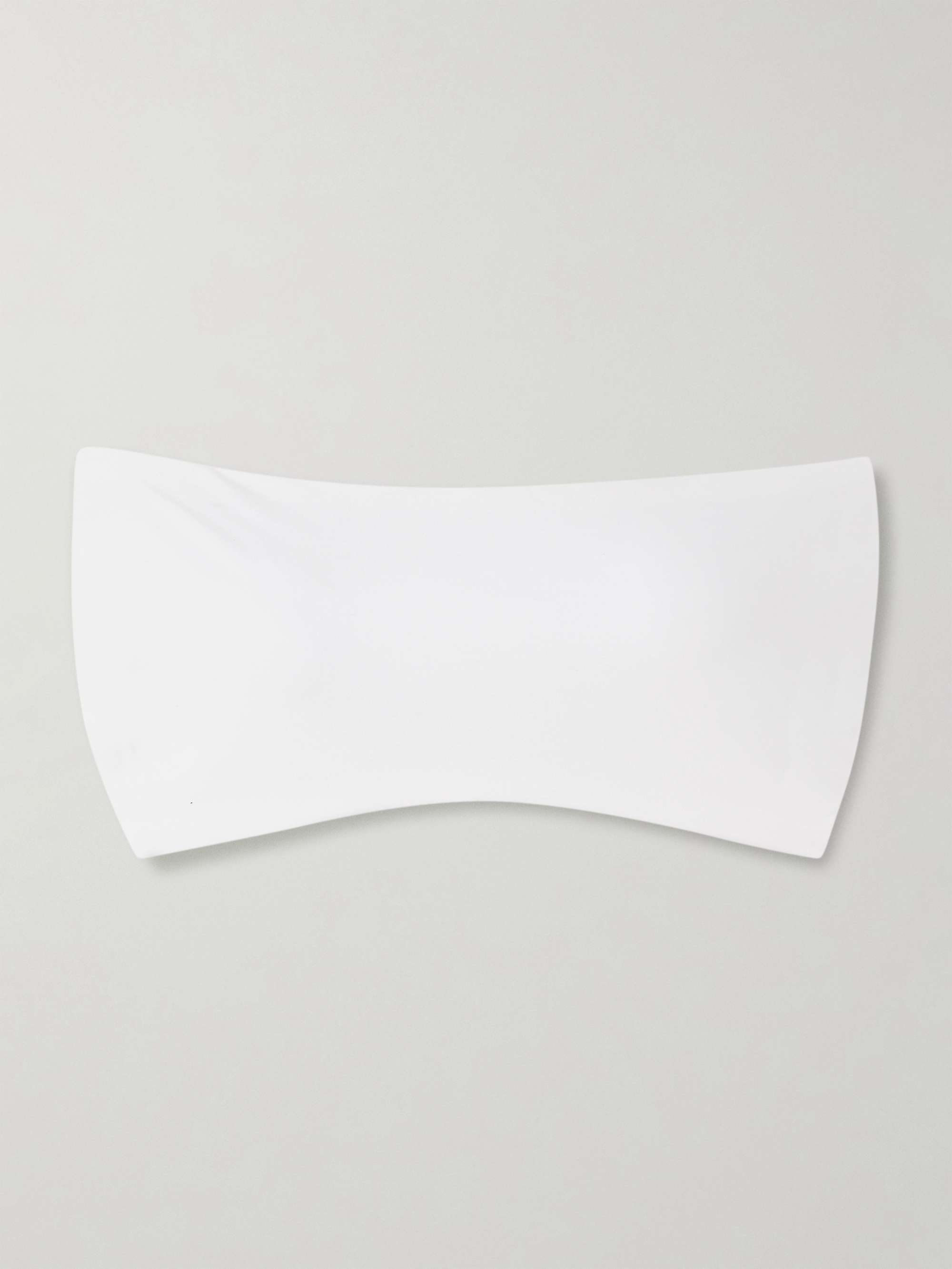 Double Take Lace-Trimmed Stretch-Jersey Bandeau Bra