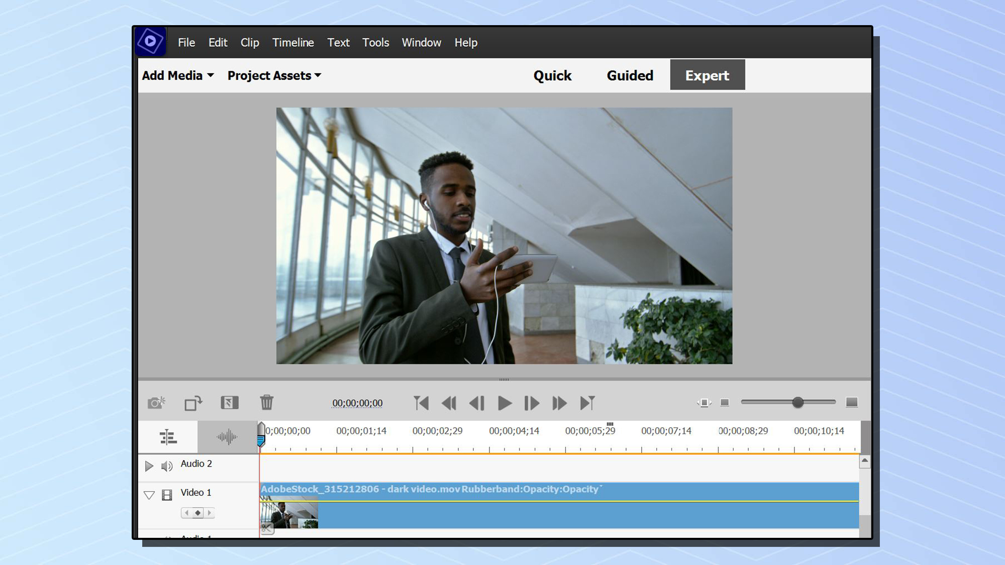 A screenshot from Adobe Premiere Elements 2022 showing the shadow highlights tool