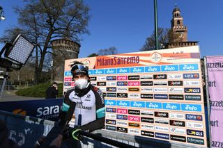 Michael Matthews (Team BikeExchange) before the start of Milan-San Remo