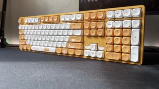 The Akko 5108 Gudetama Special Edition mechanical keyboard