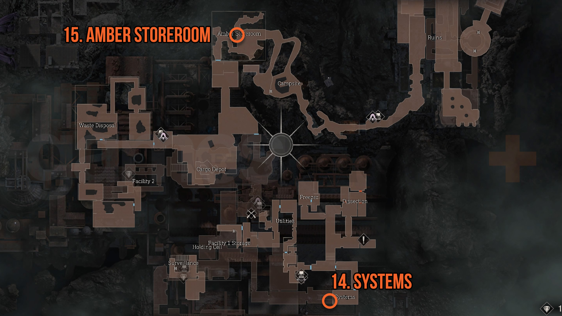 Resident Evil 4 Remake Yellow Herb map locations systems and amber storeroom