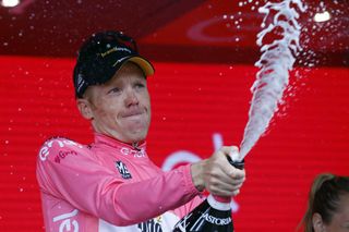 Steven Kruijswijk on stage fifteen of the 2016 Giro d'Italia
