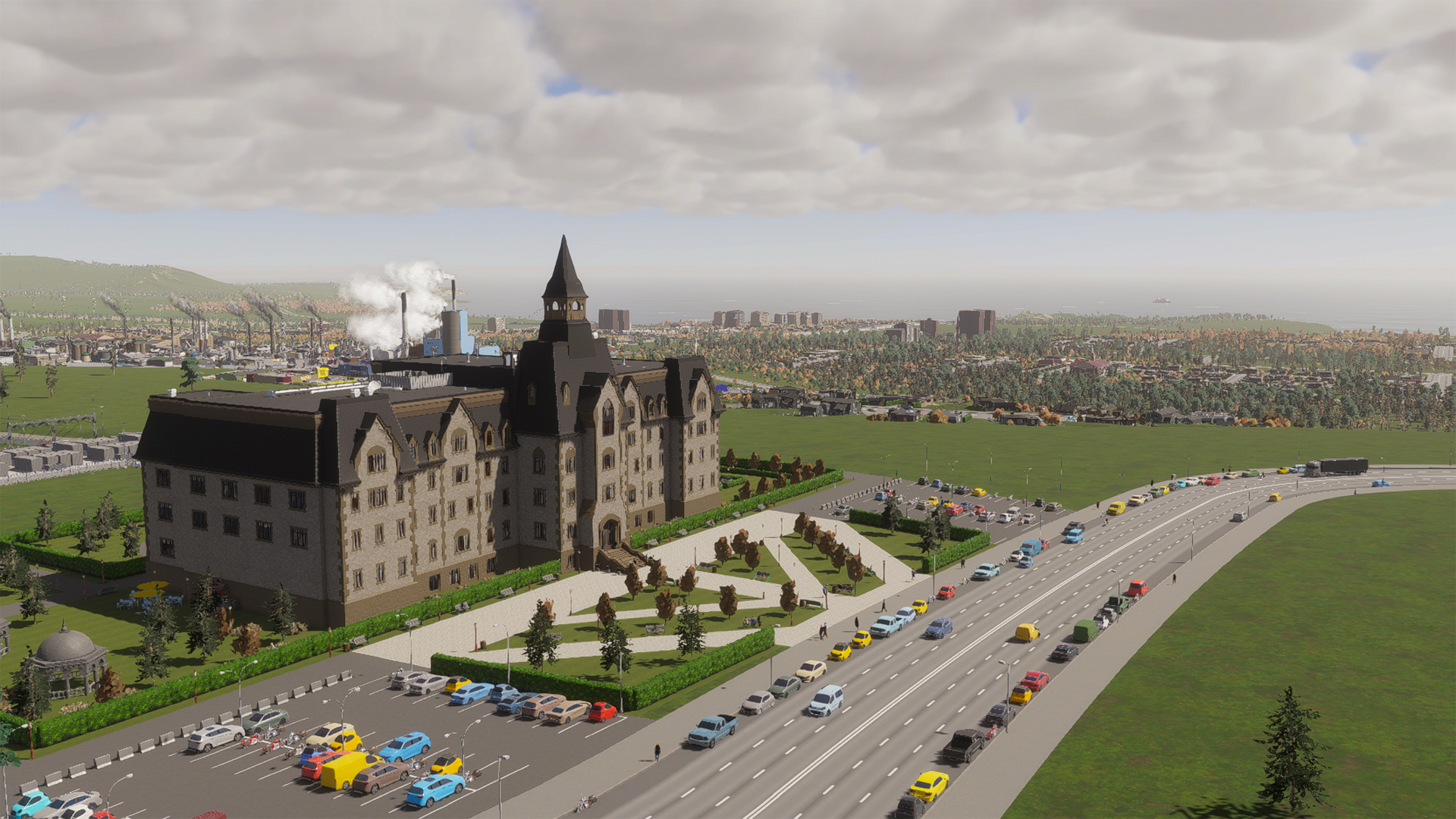 My first city in Skylines 2 - traffic is incredibly easy to manage now with  the right layout : r/CitiesSkylines