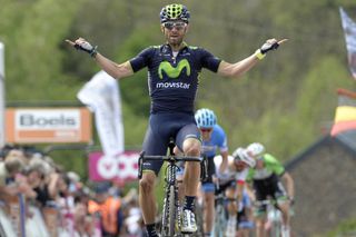 Alejandro Valverde wins the 2014 Fleche Wallonne