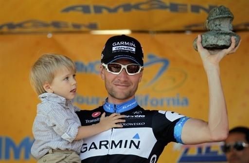 Time trial stage winner David Zabriskie (Garmin-Cerv&eacute;lo)