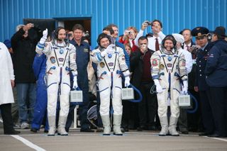 Richard Garriott and Fellow Astronauts