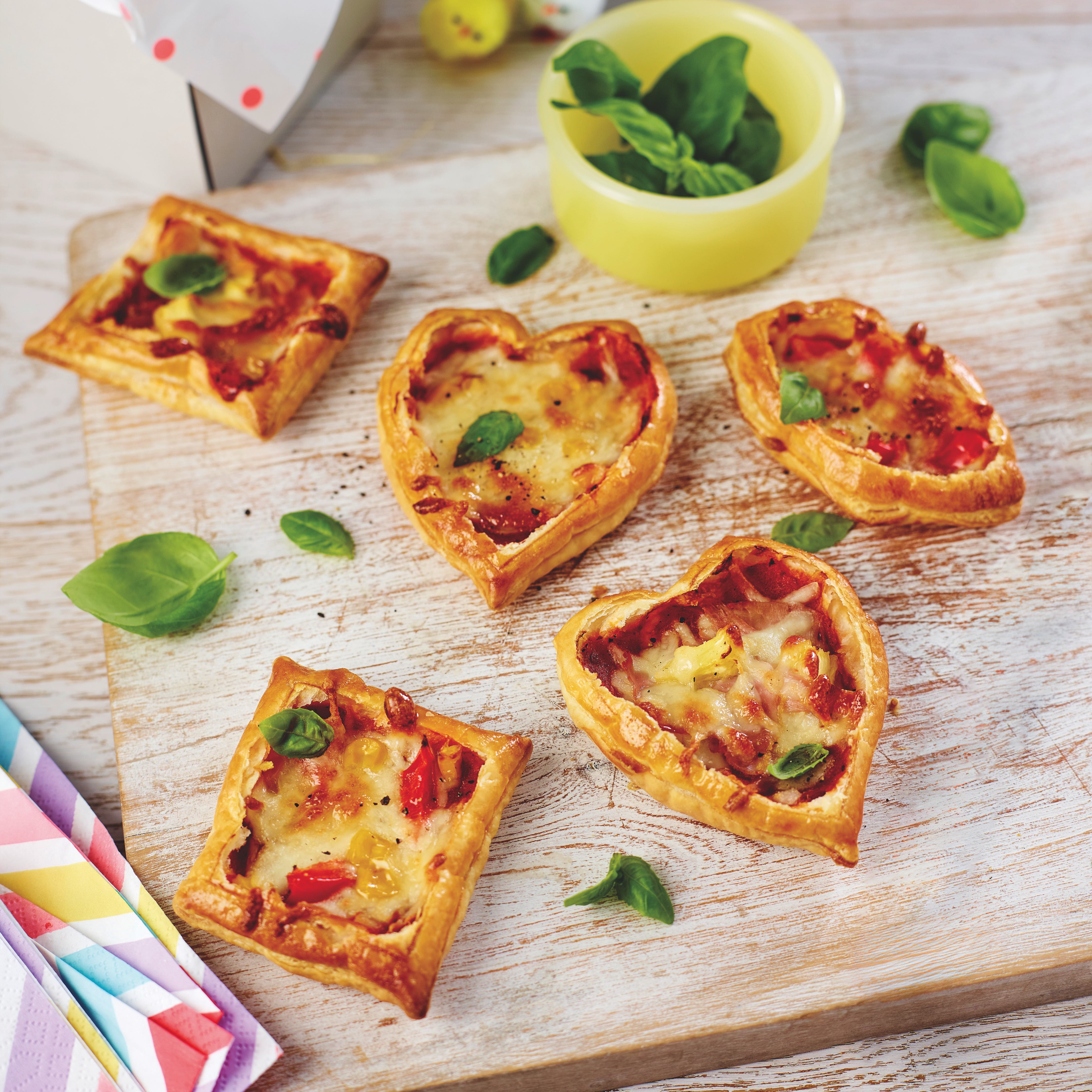 Tasty tarts in many shapes