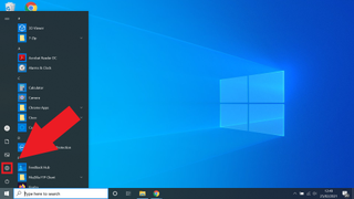 How to update Windows 10 - select settings