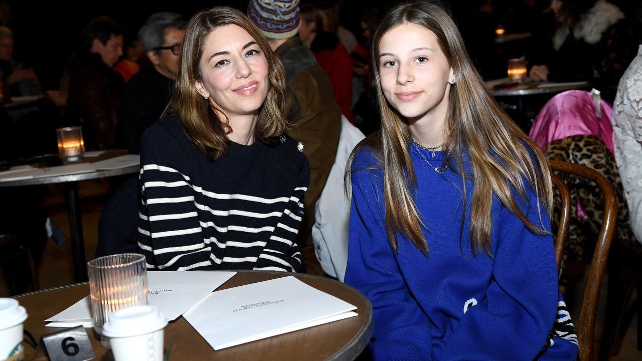 Sofia Coppola and Romy Mars attend the Marc Jacobs Fall 2020 runway show during New York Fashion Week on February 12, 2020 in New York City