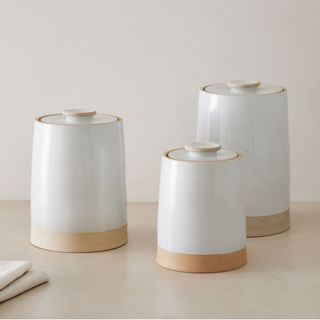 Mill Stoneware Kitchen Canisters