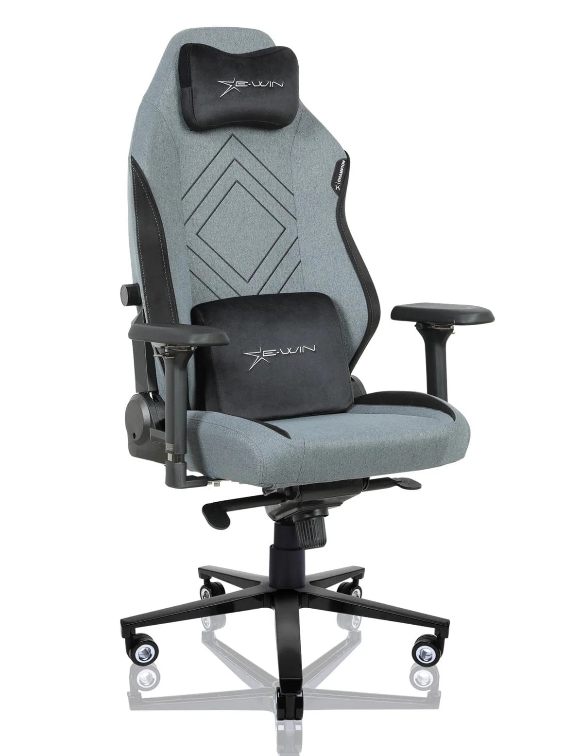 Product image of an E-WIN Champion Upgraded Series gaming chair