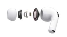 Apple Air Pods Pro disassembled with components visible