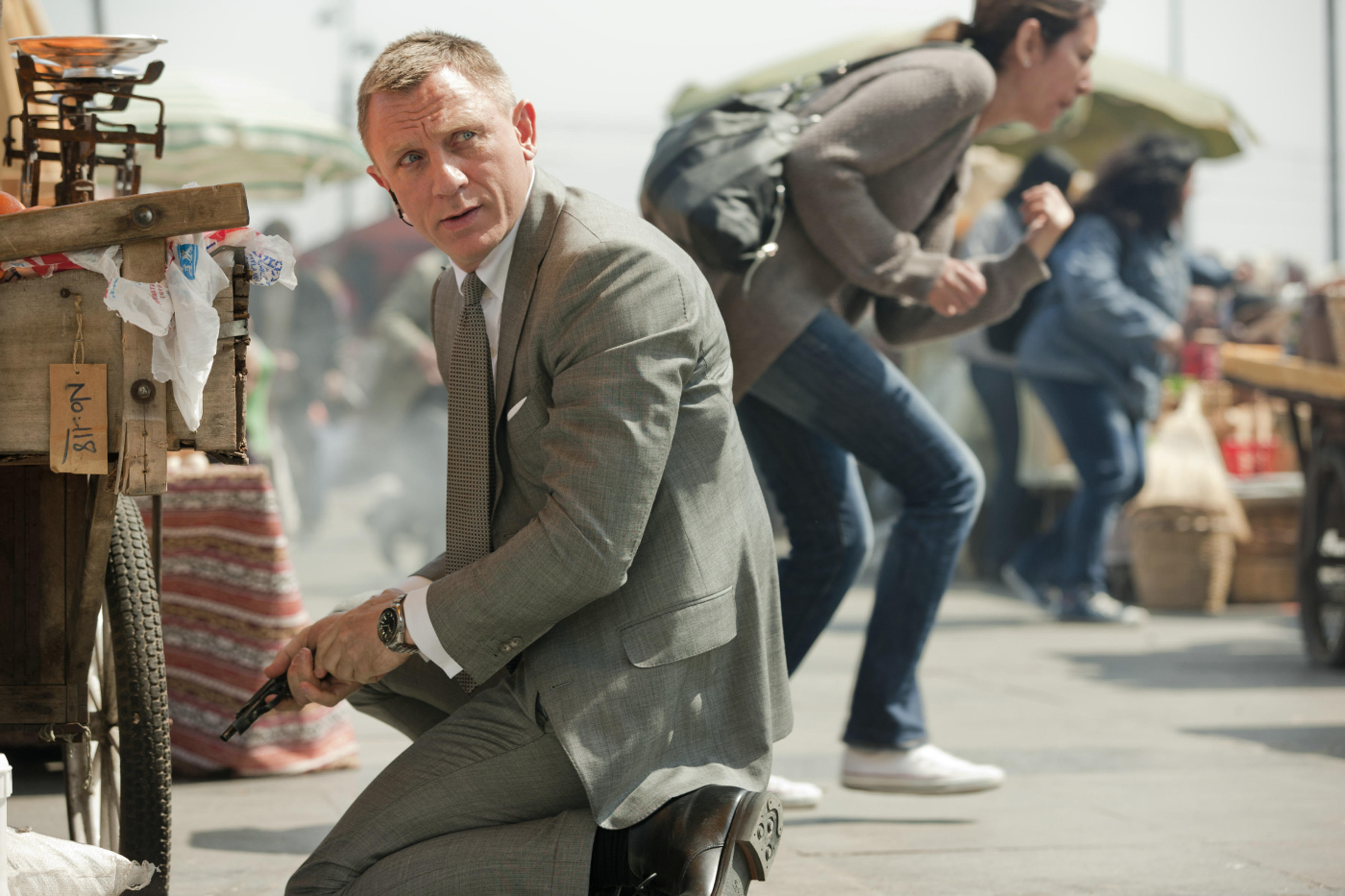 Daniel Craig as Agent 007 in Skyfall